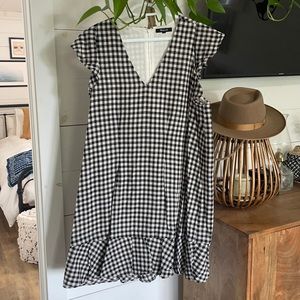 Gingham Zipup Madewell Dress
